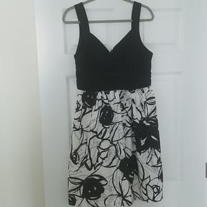 Black and white sundress